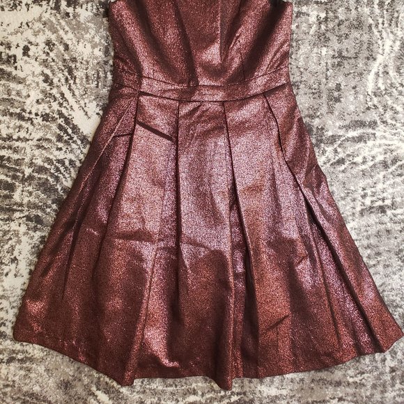 George | Purple Metallic Dress - Picture 7 of 7